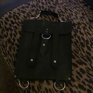 A Black Genuine Leather Bag